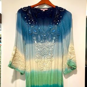 Calypso St Barth Gauze bohemian caftan